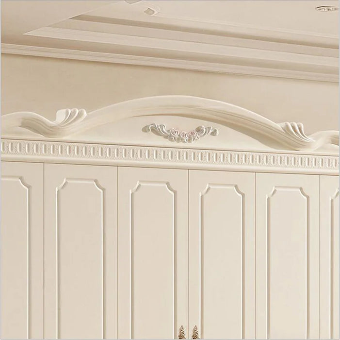 six door wardrobe modern  European whole wardrobe French bedroom  furniture wardrobe pfy10030