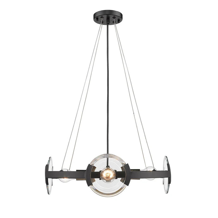 Creative Glass living room chandelier metal restaurant Hanging chandeliers  LED Home Lights 4/6 Heads 85-265V Lustre Lighting