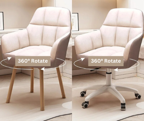 Swivel Pink Make Up Computer Chair Wheels Desk Chair Individual Armchair Student Dormitory Silla Gamer Apartment Furniture
