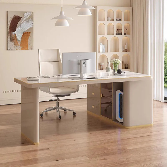 Studio Study Office Desk Executive Luxury Drawers Conference Drafting Office Desk Writing Mesa De Escritorio Modern Furniture