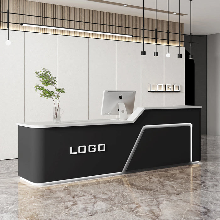 Service Mobile Reception Desks Computer Modern Workbench Siting Cashier Table Office Scrivania Reseption Beauty Salon Furniture