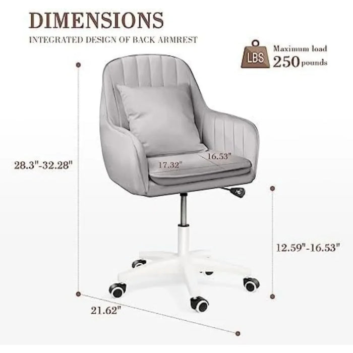 Cute Office Chair Home Computer Chairs Adjustable Task Chairs Modern Office Chair Makeup Chair 362° Swivel Freeshipping