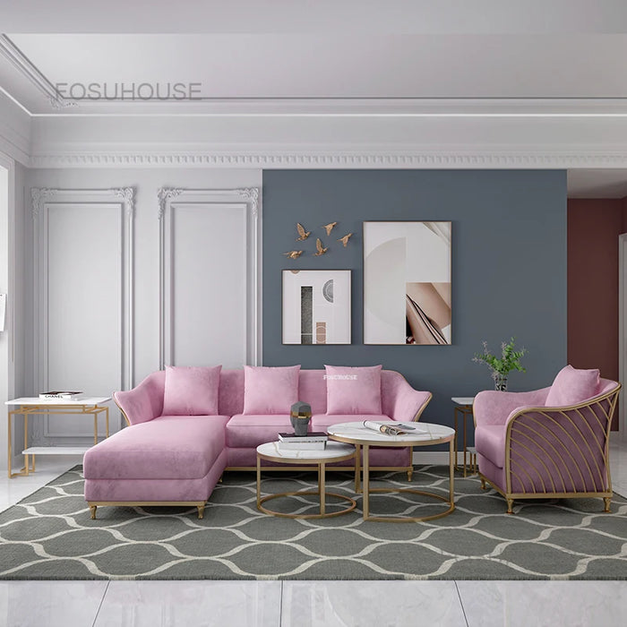 Simple Modern New Cloth Sofas For Living Room Nordic Small Family Sofa Armchair Hotel Luxury Leisure Sofa Living Room Furniture
