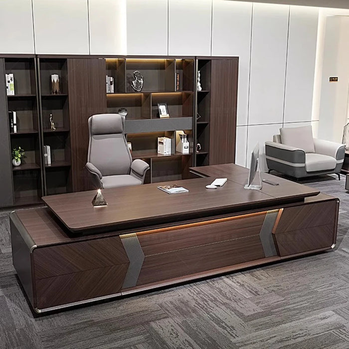 Standing Computer Desk Gaming Corner Luxury Writing Reception Office Desk Drawers Filing Mesa De Escritorio Desk Accessories