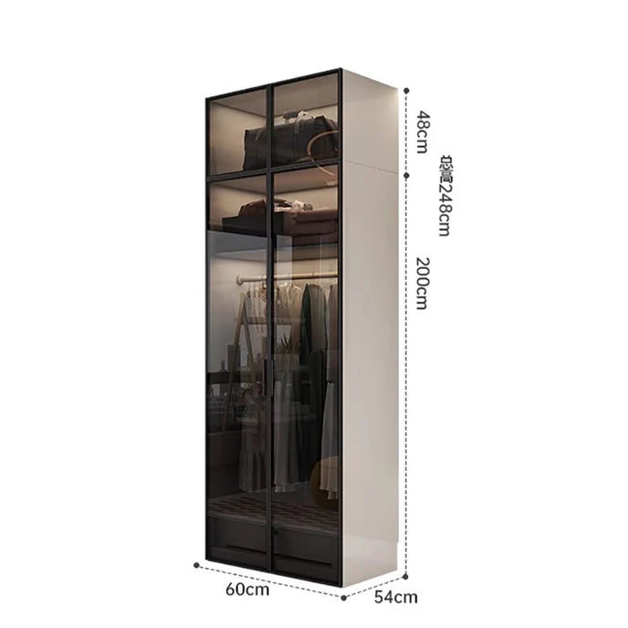 Simple Organizer Wardrobe Clothes Modern Divider Hanger Rail Wardrobe Essentials Women Bedroom Ropero Plastico Home Furniture