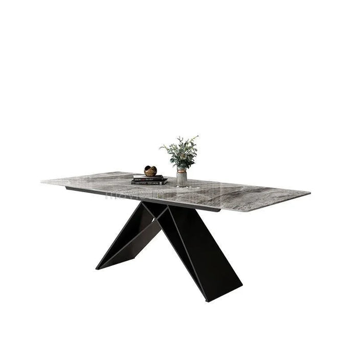 Italian Style Dining Table Light Luxury Bright Mobile Board Modern Household Small Kitchen Muebles Dining Room Table FY50YH