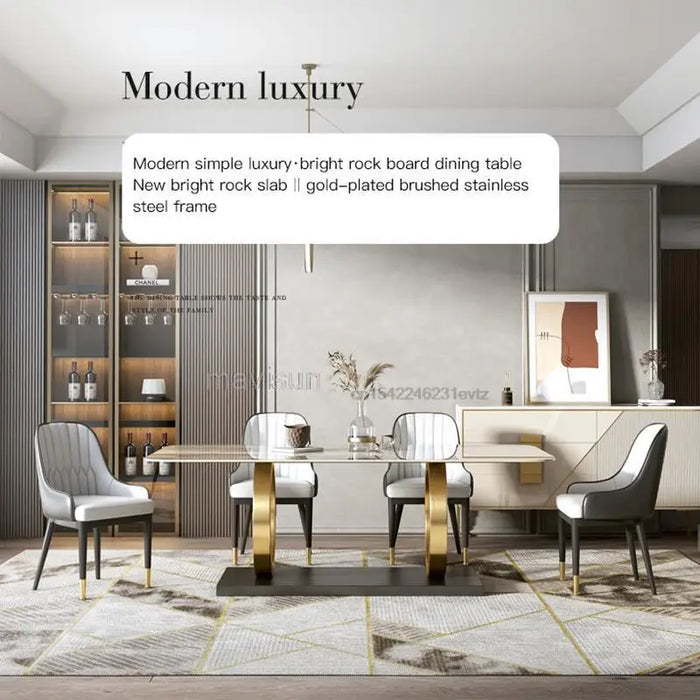 Italian Classic Design Fashion Popular Nordic Home Furniture Small Apartment Dining Table And Chairs Combination Household