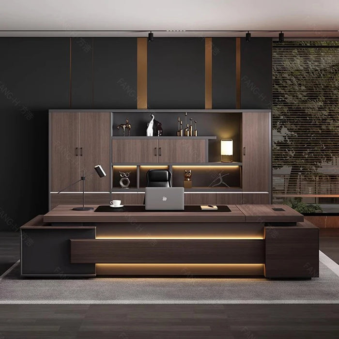 President Desk Simplicity Computer Modern Single Boss Executive Office Desk Secretaire Table Escritorio Ordenador Furniture