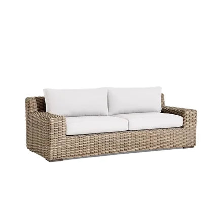 Outdoor sofa courtyard terrace villa leisure waterproof sunscreen rattan woven aluminum alloy furniture combination