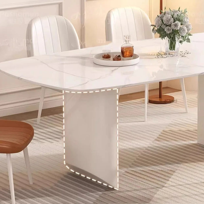 Tendable White Dining Table Newclassic Kitchen Center Luxury Dining Table Modern Restaurant Mesas De Comedor Kitchen Furniture