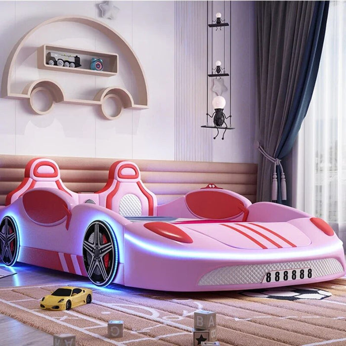 Design House Luxury Children Beds Modern Storage Space Car Children Beds Multifuncional Kinder Bett Bedroom Furniture YQ50CB