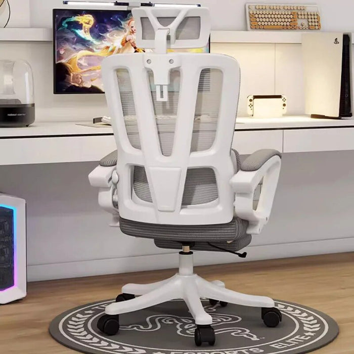 Study Office Chair Salon Stools Acrylic Desk Mesh White Gaming Chair Swivel Luxury Sillas De Escritorio Theater Furniture