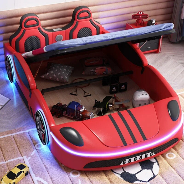 Design House Luxury Children Beds Modern Storage Space Car Children Beds Multifuncional Kinder Bett Bedroom Furniture YQ50CB