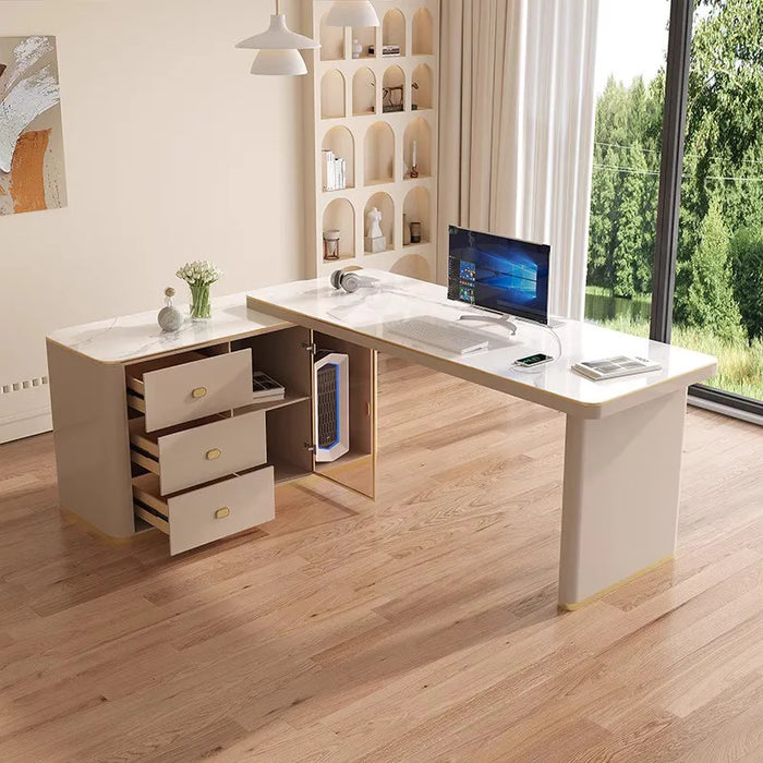 Studio Study Office Desk Executive Luxury Drawers Conference Drafting Office Desk Writing Mesa De Escritorio Modern Furniture