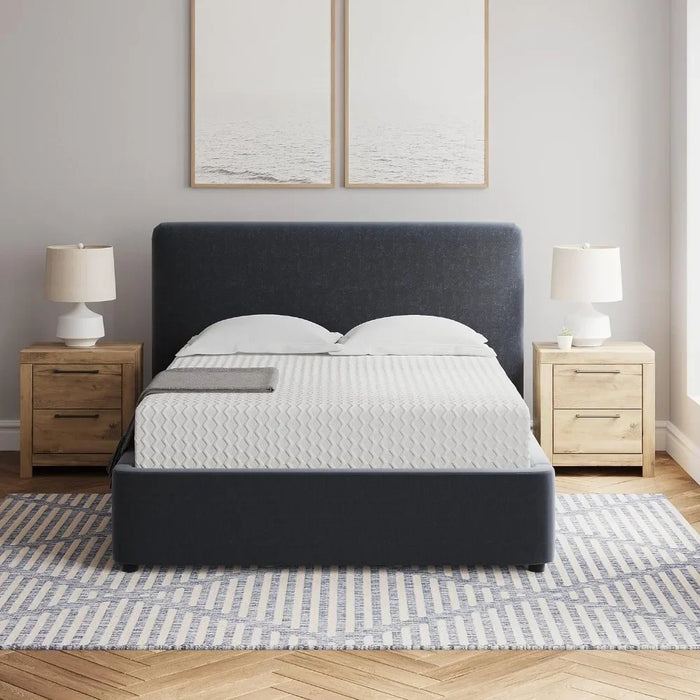 Signature Design by Ashley Chime 12 Inch Medium Firm Memory Foam Mattress, CertiPUR-US Certified, Queen White