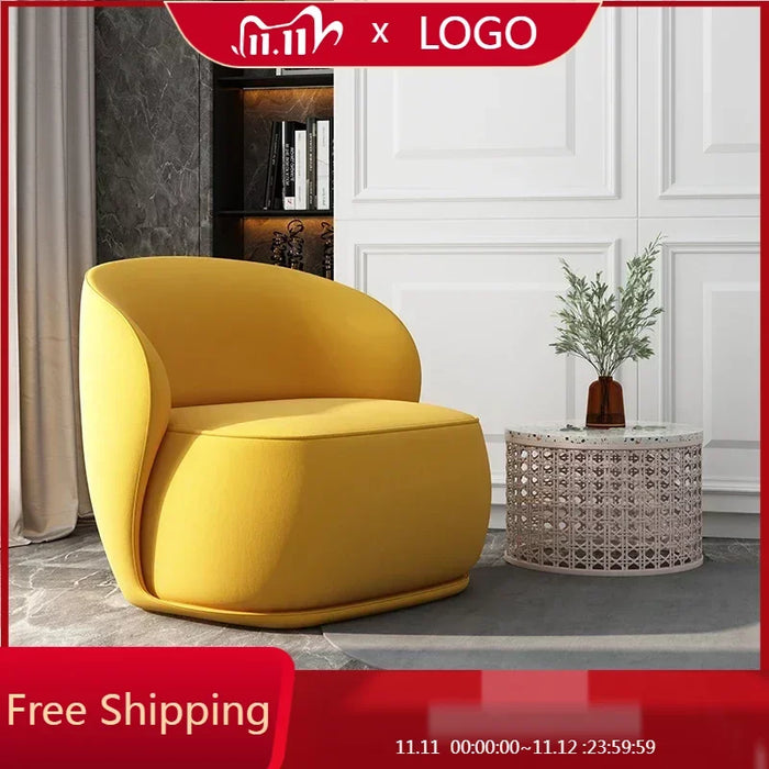 Single Designer Living Room Sofas Lazy Lounge Modern Luxury Living Room Sofas Office Sofa Sala De Estar Nordic Furniture YY50SF