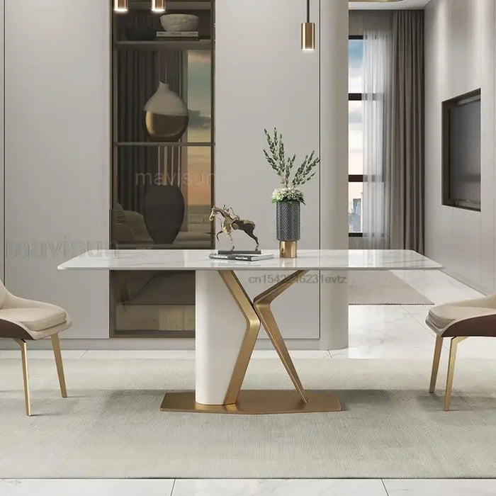 Creative Design Dining Coffee 4 Chairs Table Luxury Household Balcony Minimalist Kitchen Table De Cuisine French Furniture