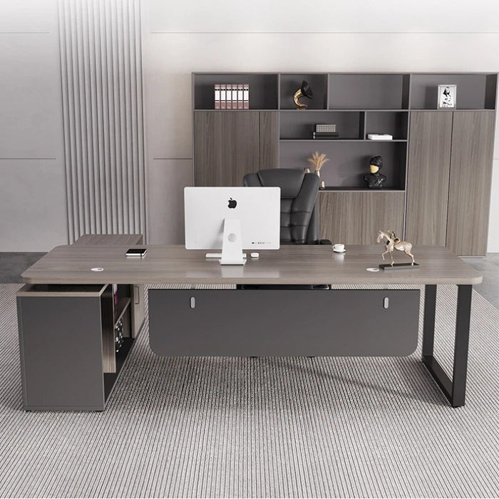Boss Conference Office Desk Computer Aesthetic Modern Modern Reception Office Desk Executive Luxury Escritorios Furniture SR50OD