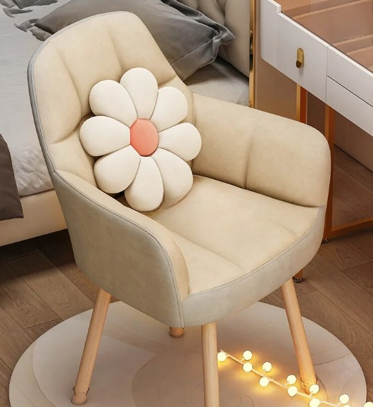 Swivel Pink Make Up Computer Chair Wheels Desk Chair Individual Armchair Student Dormitory Silla Gamer Apartment Furniture