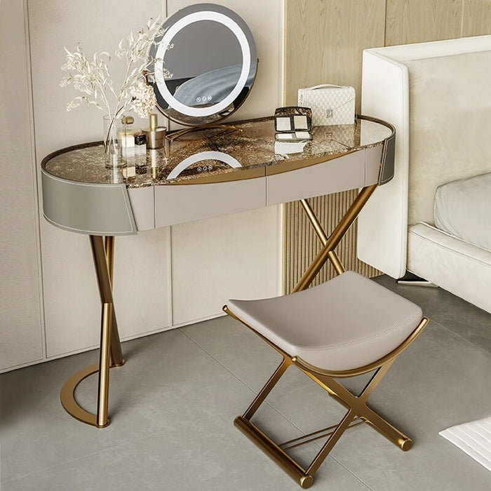 Luxury Nordic Vanity Tables Storage Cabinet Design Creative Vanity Tables Mirror Makeup Tavolo Trucco Bedroom Furniture WZ50VT