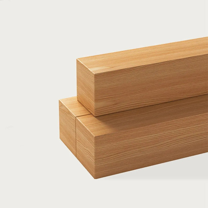 Minimalism Solid Wood Foot Leg Computer Desk Simple Long Table Office Table Household Against The Wall Students Writing Desk