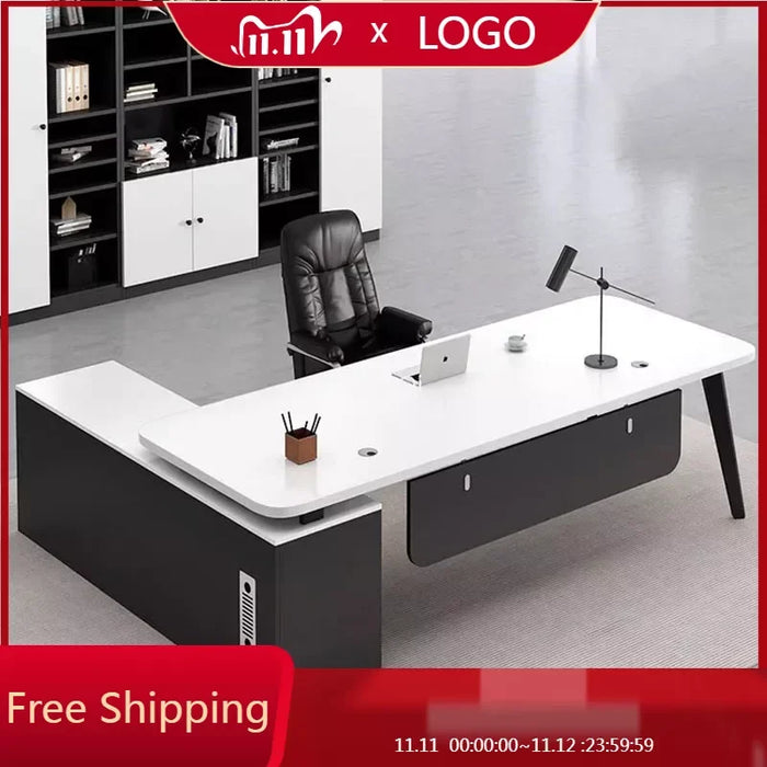 Home Small Office Desk L Shaped Vanity Minimalist Free Shipping Corner Computer Desk Unusual Reading Escritorio Office Furniture