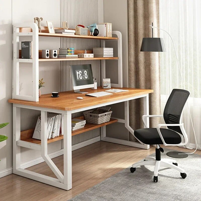 Shelf Single Office Desks - Write Computer Workbench - Student Office Desks - Simplicity Home Rangement Bureau - Home Furniture QF50OD