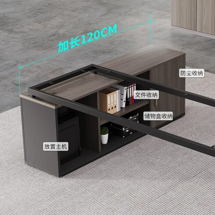 Boss Conference Office Desk Computer Aesthetic Modern Modern Reception Office Desk Executive Luxury Escritorios Furniture SR50OD