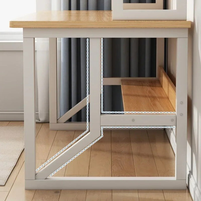 Shelf Single Office Desks - Write Computer Workbench - Student Office Desks - Simplicity Home Rangement Bureau - Home Furniture QF50OD
