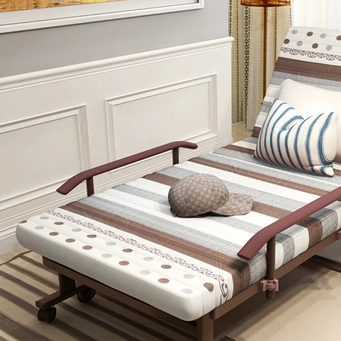 Single Folding Patio Beds Multifunctional Adjustable Spa Metal Beds Space Saving Cheap Cama Dobravel Portatil Home Furnitures