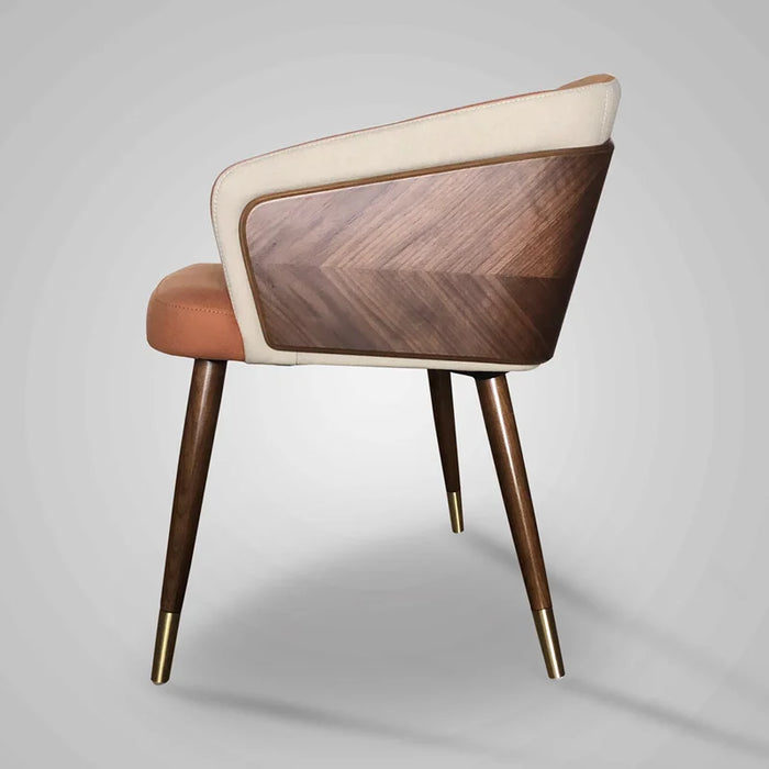 Nordic Office Massage Dining Chair Luxury Wooden Armchair High Quality Lounge Chairs Ergonomic Salon Cadeira Furniture MZY