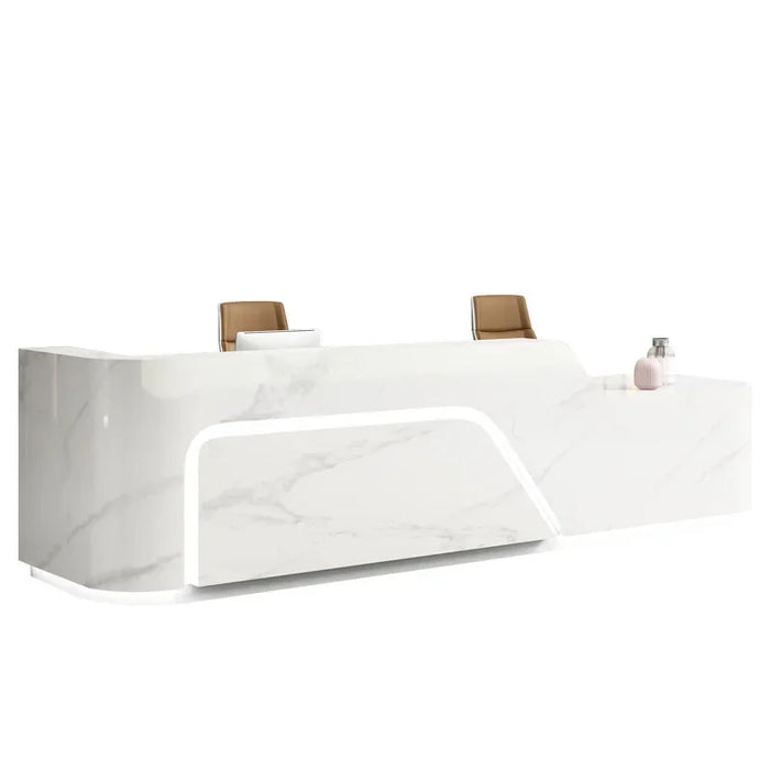 Paint Front Desk Company Office Marble Front Desk Barber Shop Milk Tea Shop Cashier Counter