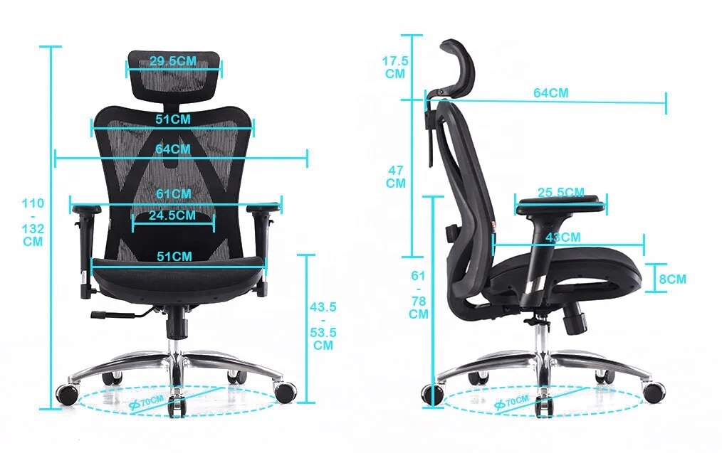 Customized Mesh Swivel Revolving Ergonom Ergonomic Chaises De Bureau Manager Office Chair For Office