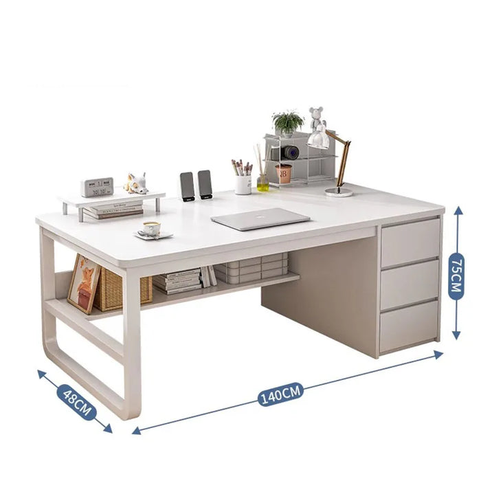 Study Compuradora Office Desk Table Conference Storage Gaming Table Office Desk Organizers Scrivania Cameretta Luxury Furniture