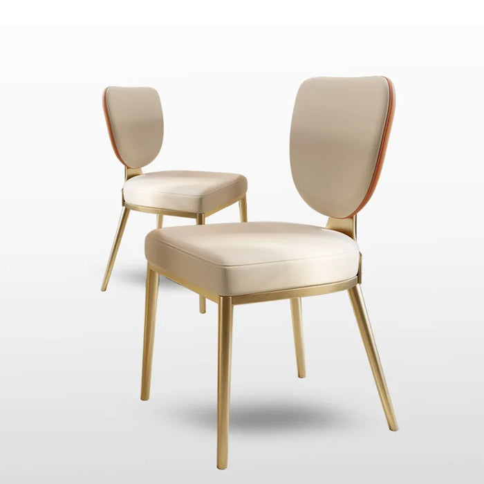 Cushions Black Metal Legs Dining Chairs Modern Nordic Leather Restaurant Chair Events Italian Minimalist Silla Home Furniture