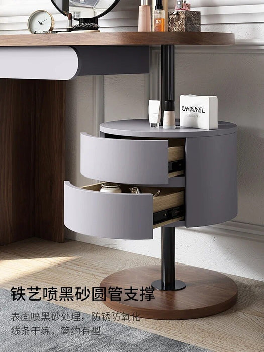 Italian Minimalist Dressing Table Nordic Storage Cabinet Integrated Makeup Table Bedroom Storage Simple Modern Iron Dresser