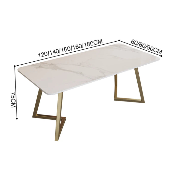 Italian Slate Office Desk Write Workbench Simplicity Luxury Office Desk Home Reception Executive Escritorio Furniture QF50OD
