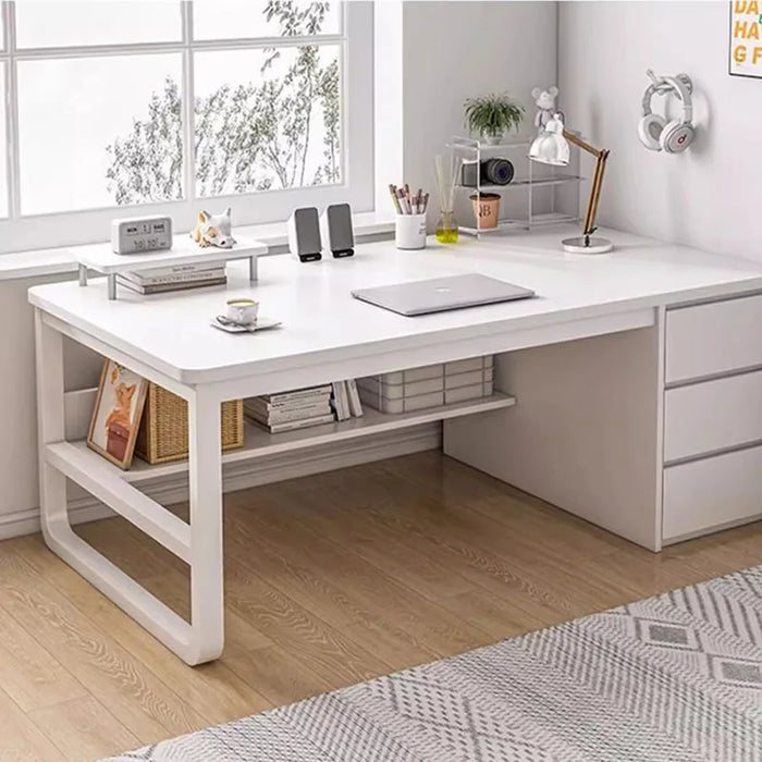 Study Compuradora Office Desk Table Conference Storage Gaming Table Office Desk Organizers Scrivania Cameretta Luxury Furniture