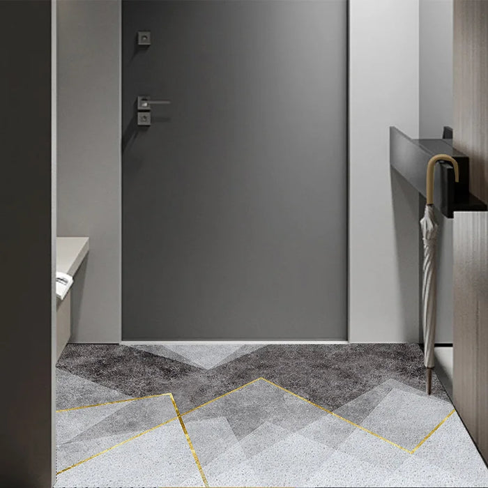 Outdoor Indoor Entrance Door Mat PVC Silk Loop Minimalist Dust Carpet Anti-Slip Mats