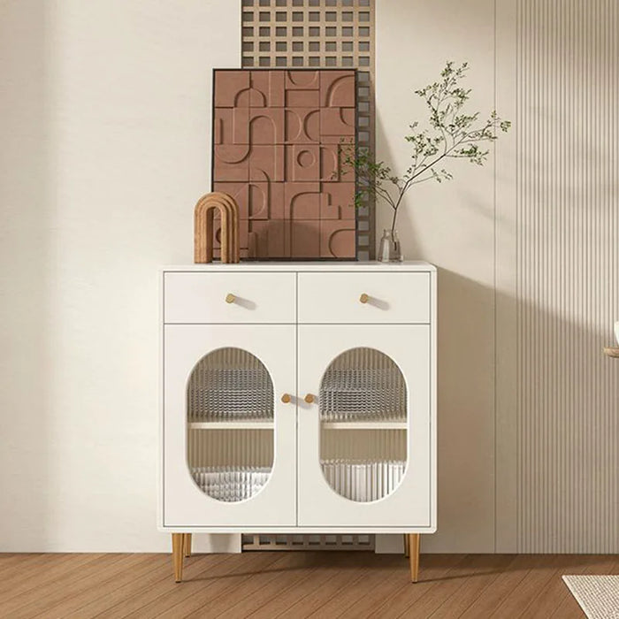 Shelves Wood Sideboard White Storage Accent Drawers Dining Dish Corner Console Sideboard Apartment Mobile Cucina Furniture HDH