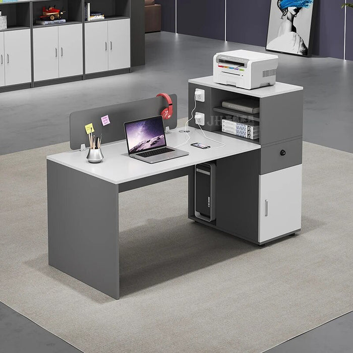 Studying Conference Office Desks Wooden I Shaped Bureau Drawers Office Desks Standing Executive Scrivania Con Cassetti Furniture