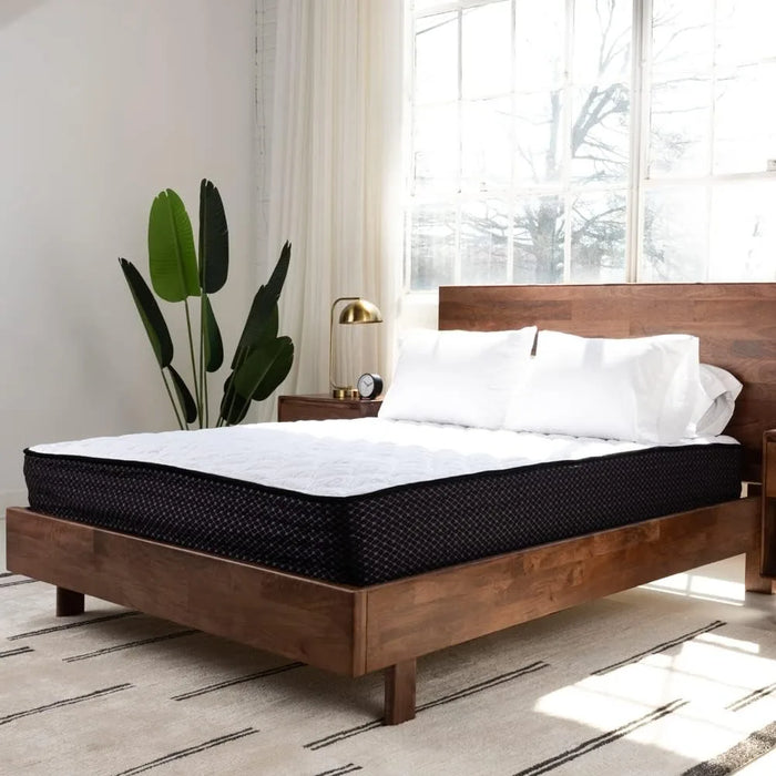 Signature Design by Ashley Queen Size Limited Edition 11 inch Firm Hybrid Mattress with Lumbar Support Gel Memory Foam,White