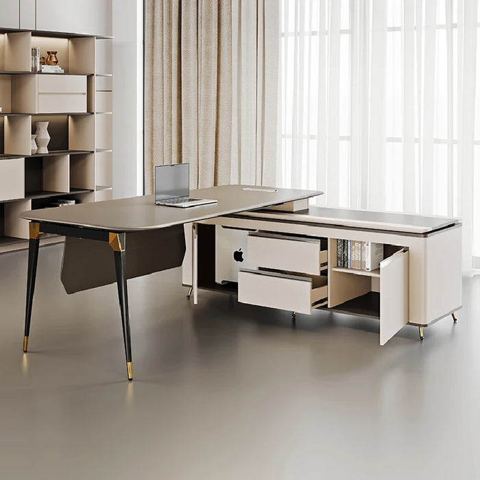 Conference Executive Desk Computer Height White Modern Luxury Aesthetic Corner Desk Organizer Mesas De Computador Furniture