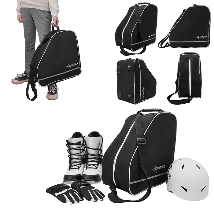 Skiing Snowboarding Storage Bag Ski Helmets Goggles Gloves Boot Bag Waterproof Travel Luggage for Winter Outdoor Sports Supplies