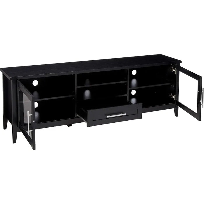 CorLiving Jackson TV Bench, 80", Black Wood Grain