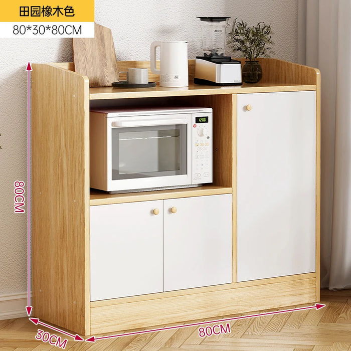 Shelf Nordic Kitchen Cabinet Showcase Side Modern Drawers Sideboard Multifunctional Wooden Organizer Credenza Kitchen Furniture