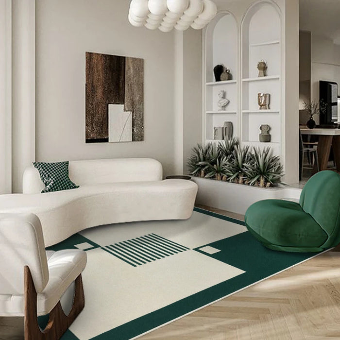 Simple Soft Thick Plush Carpets Large Area Living Room Rugs Cloakroom Dressing Table Rug Modern Home Bedroom Decoration Carpet