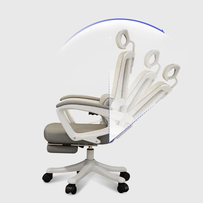 Study Office Chair Salon Stools Acrylic Desk Mesh White Gaming Chair Swivel Luxury Sillas De Escritorio Theater Furniture
