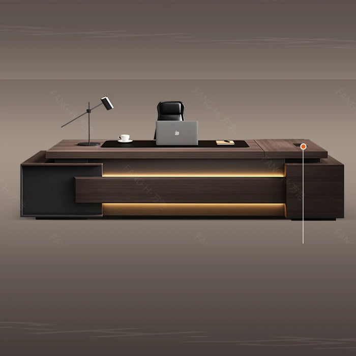 President Desk Simplicity Computer Modern Single Boss Executive Office Desk Secretaire Table Escritorio Ordenador Furniture