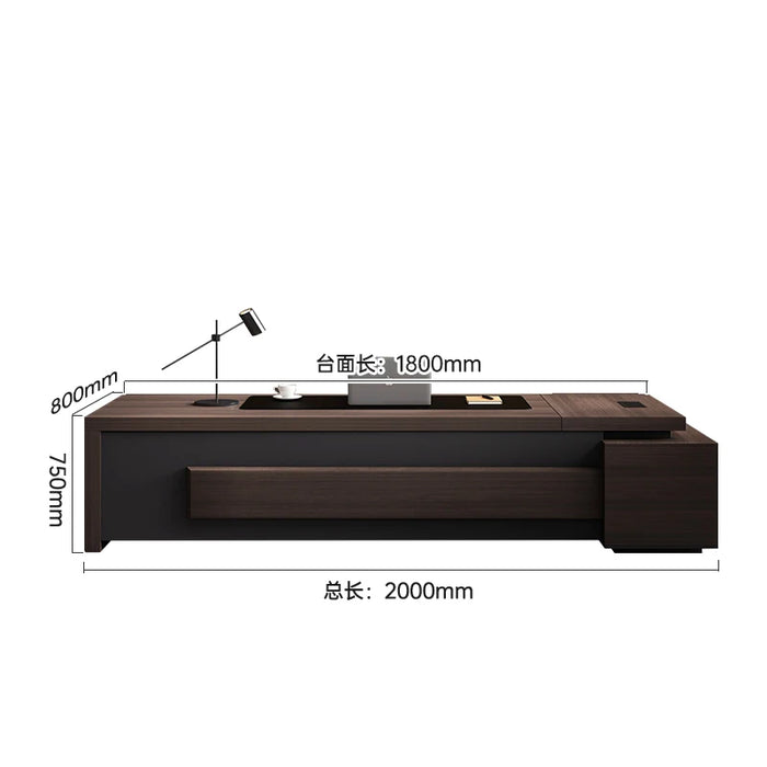 President Desk Simplicity Computer Modern Single Boss Executive Office Desk Secretaire Table Escritorio Ordenador Furniture
